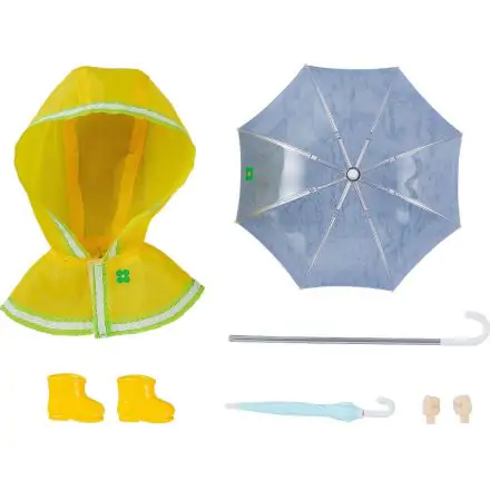 Original Character Parts for Nendoroid Doll Figures Outfit Set Rain Poncho - Yellow termékfotó