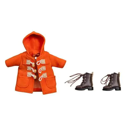 Original Character Parts for Nendoroid Dool figures Warm Clothing Set: Boots & Duffle Coat (Orange) termékfotó