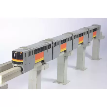 Original Character Series 1000 1/150 Tama Intercity Monorail (4 cars) papír modell készlet 48 cm termékfotó