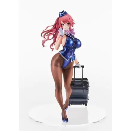 Original Character Tight na Oshigoto Work 3: Cabin Attendant Aya Saionji Antenna Shop PVC szobor figura Limitált kiadás 25 cm termékfotója