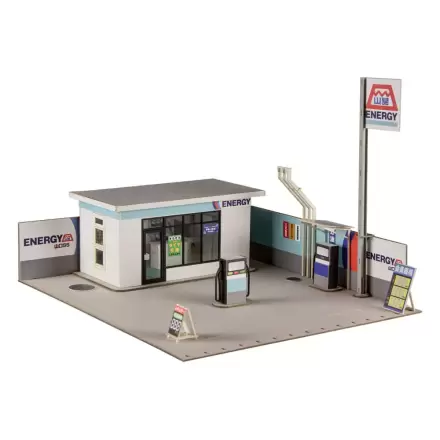 Original Illustration 1/64 1/64 Gas Station papír modell készlet 11 cm (re-run) termékfotója