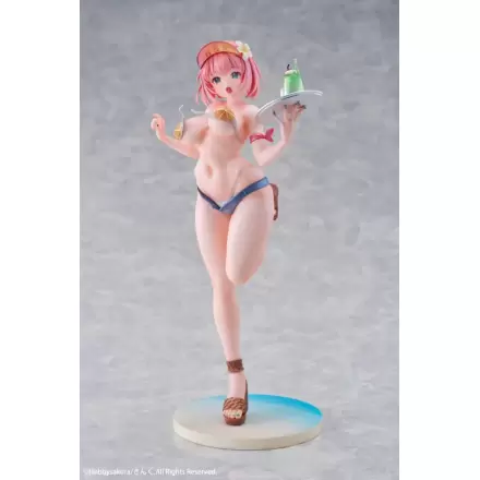 Original Illustration1/7 Summer Waiter illustration by Kink PVC szobor figura Limitált kiadás 25 cm termékfotó