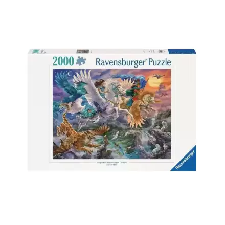 Original Ravensburger Quality Through the air on the Pegasus puzzle (2000 darab) termékfotó