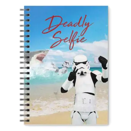 Original Stormtrooper Deadly Selfie A5 jegyzetfüzet termékfotó