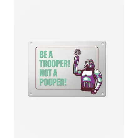 Original Stormtrooper Stormpooper fém tábla termékfotó