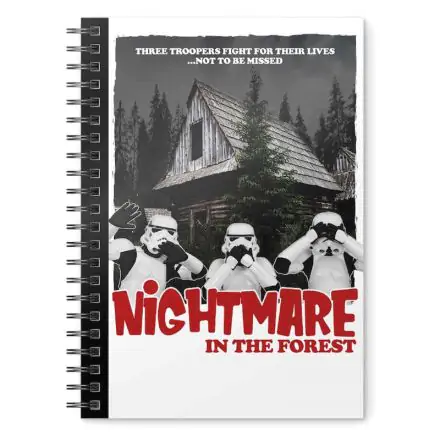 Original Stormtrooper Nightmare in the Forest A5 jegyzetfüzet termékfotó