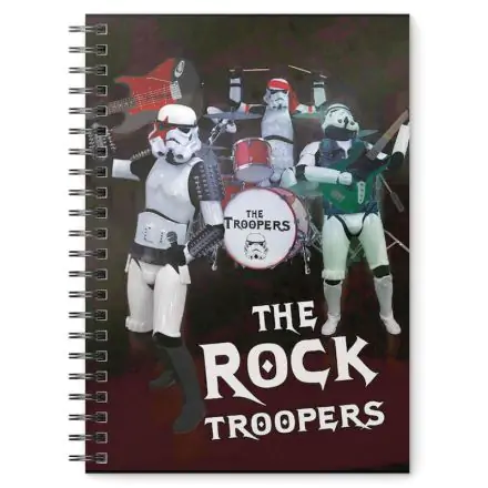 Original Stormtrooper Rock Troopers A5 jegyzetfüzet termékfotó