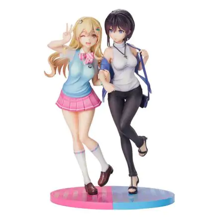 OshiRabu: Waifus Over Husbandos 1/7 Ren Furutachi & Akuru Hayahoshi szobor figurák 23 cm termékfotó