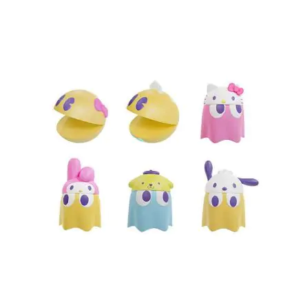 Pac Man x Sanrio Characters Chibicollect Series Trading Vol. 1 figura csomag 3 cm termékfotó