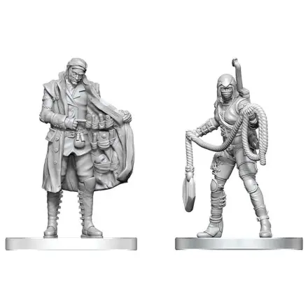 Pathfinder Battles Deep Cuts Unpainted Miniature Burglar & Fence 14 cm termékfotó