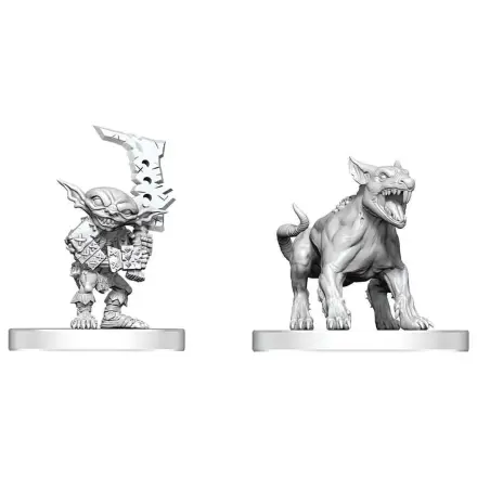 Pathfinder Battles Deep Cuts Unpainted Miniature Goblin Commando & Goblin Dog 13 cm termékfotó