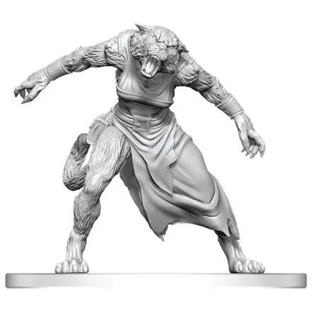 Pathfinder Battles Deep Cuts Unpainted Miniature Weretiger 13 cm termékfotó