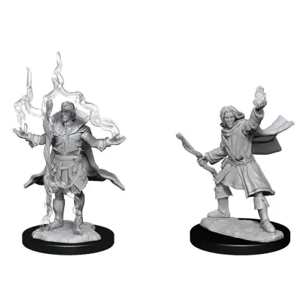 Pathfinder Battles Deep Cuts Unpainted Miniatures Elf Sorcerer Male figurák termékfotó