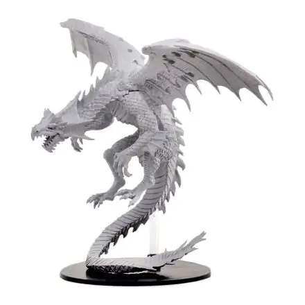 Pathfinder Battles Deep Cuts Unpainted Miniatures Gargantuan White Dragon termékfotó
