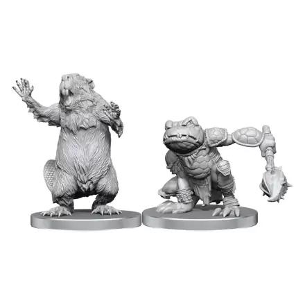 Pathfinder Deep Cuts Unpainted Miniatures Boggard Scout & Castoroides termékfotó