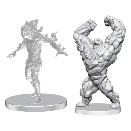 Pathfinder Deep Cuts Unpainted Miniatures Living Landslide & Living Wildfire termékfotó