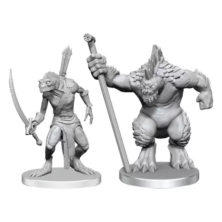 Pathfinder Deep Cuts Unpainted Miniatures Xulgath Skirmisher & Stoneliege termékfotó