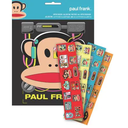 Paul Frank matricás album 50 db matricával termékfotó