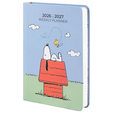 Peanuts 2026/27 A6 Angol nyelvű határidőnapló  termékfotó