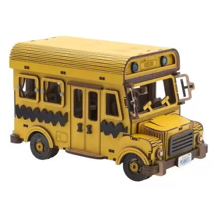 Peanuts Puremind Construction School Bus fa építőkészlet termékfotó