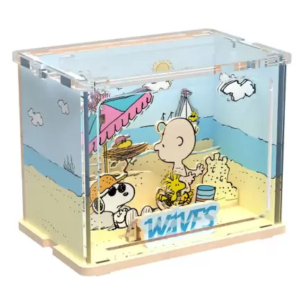 Peanuts Puremind Mini Scene Chilling at the Beach DIY építőkészlet termékfotó
