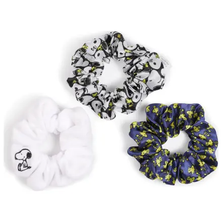 Peanuts Snoopy 3 db-os scrunchie hajgumi csomag termékfotó