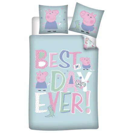 Peppa malac Best Day mikroszálas ágyneműhuzat  termékfotó