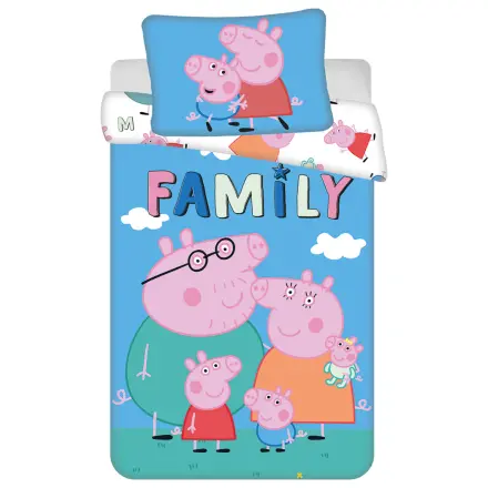 Peppa malac Big Pig Family gyerek, ovis ágyneműhuzat termékfotó