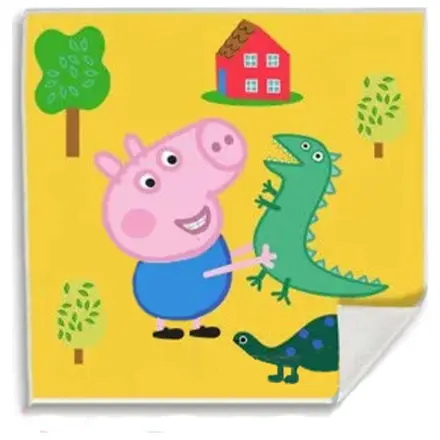 Peppa malac Dino Mágikus Kéztörlő arctörlő, törölköző 30x30cm termékfotó