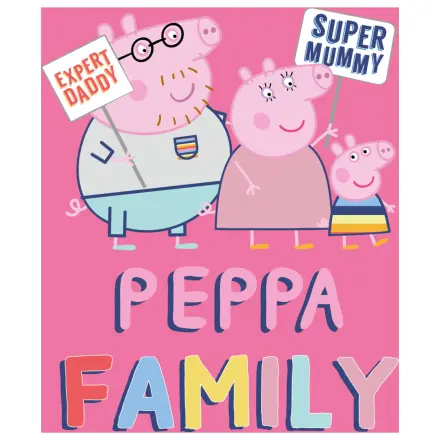 Peppa malac Family Pink polár takaró termékfotó
