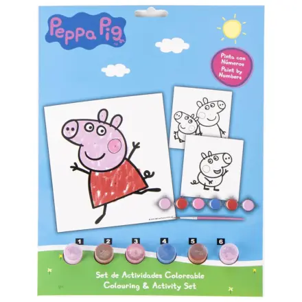 Peppa malac Fun számos kifestő szett termékfotó