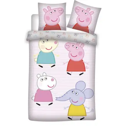 Peppa malac gyerek ágyneműhuzat 100×135cm, 40×60 cm termékfotó