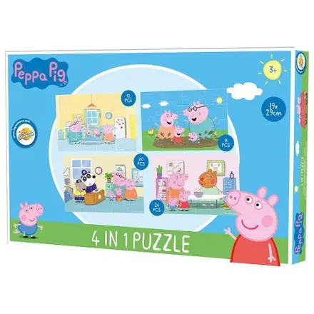 Peppa malac Home puzzle 4 az 1-ben termékfotó
