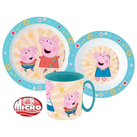 Peppa malac Kindness étkészlet, micro műanyag szett bögrével 350 ml termékfotó