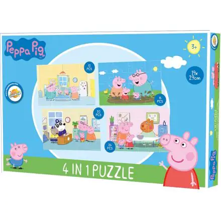 Peppa malac puzzle 4 az 1-ben termékfotó