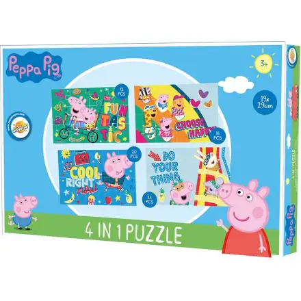 Peppa malac puzzle 4 az 1-ben termékfotó