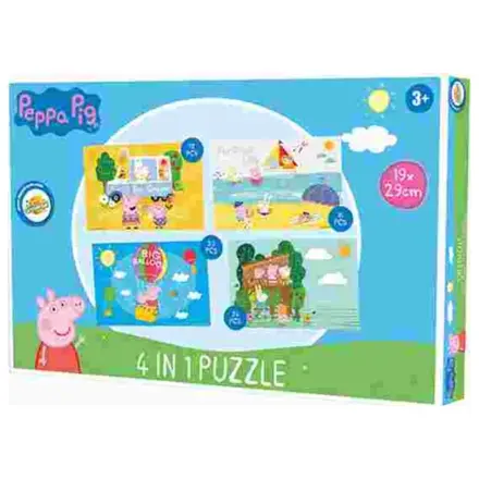 Peppa malac Summer puzzle 4 az 1-ben termékfotó