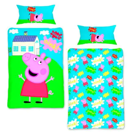 Peppa Pig ágyneműhuzat egyszemélyes ágyra termékfotó