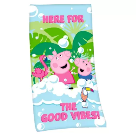 Peppa Pig Good Vibes mikroszálas strand törölköző termékfotó