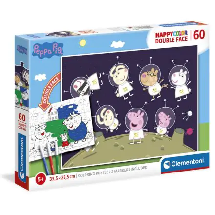 Peppa Pig Happy Color puzzle 60db-os termékfotója