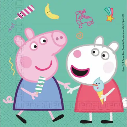 Peppa Pig Messy Play, Peppa malac szalvéta 20 db-os termékfotó