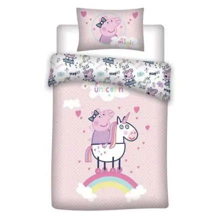 Peppa Pig mikroszálas ágyneműhuzat egyszemélyes ágyra termékfotó