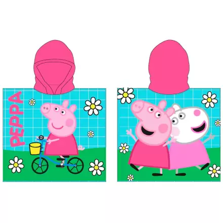 Peppa Pig mikroszálas poncsó törölköző termékfotó