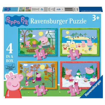 Peppa Pig puzzle 12+16+20+24db-os termékfotó