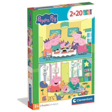 Peppa Pig puzzle 2x20db-os termékfotó
