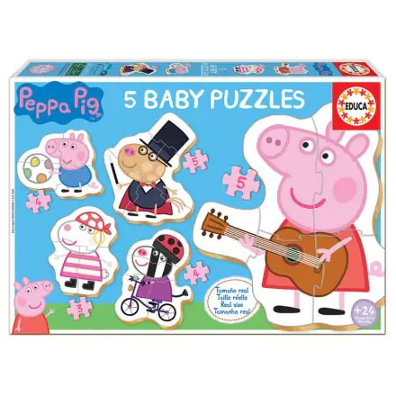 Peppa Pig puzzle 3-5db-os termékfotója