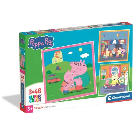 Peppa Pig puzzle 3x48db-os termékfotó
