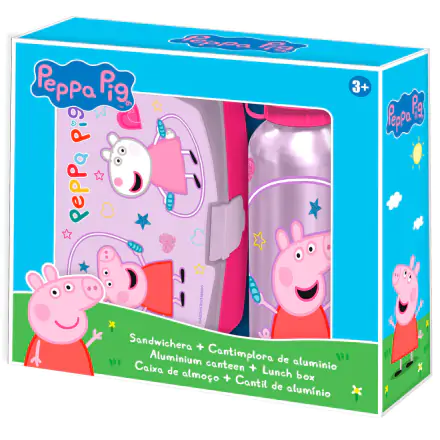 Peppa Pig uzsonna doboz és alumínium kulacs szett 500ml termékfotója