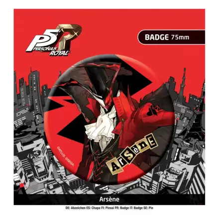 Persona 5 Royal Arséne kitűző termékfotó