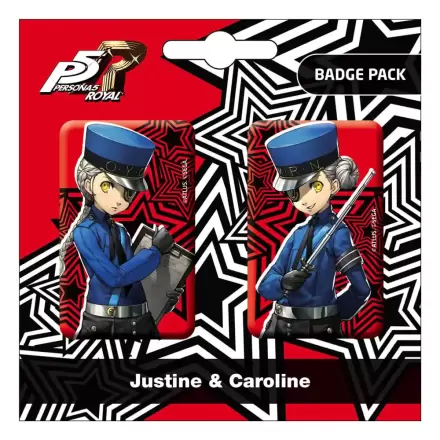 Persona 5 Royal Justine & Caroline 2 db-os kitűző csomag termékfotója